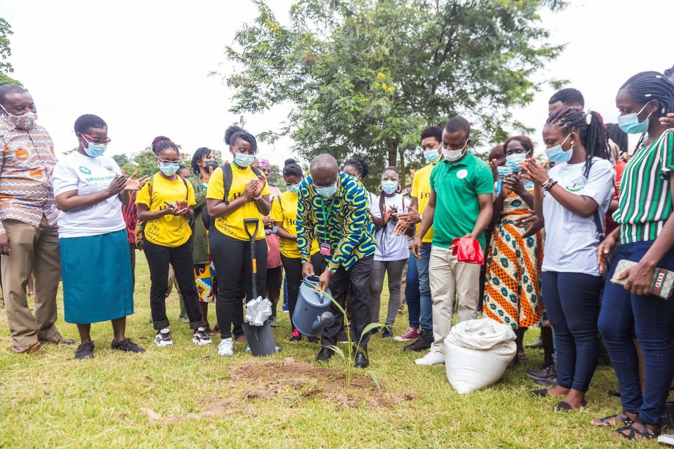 Prof Ben Banful-Tree Planting Exercise